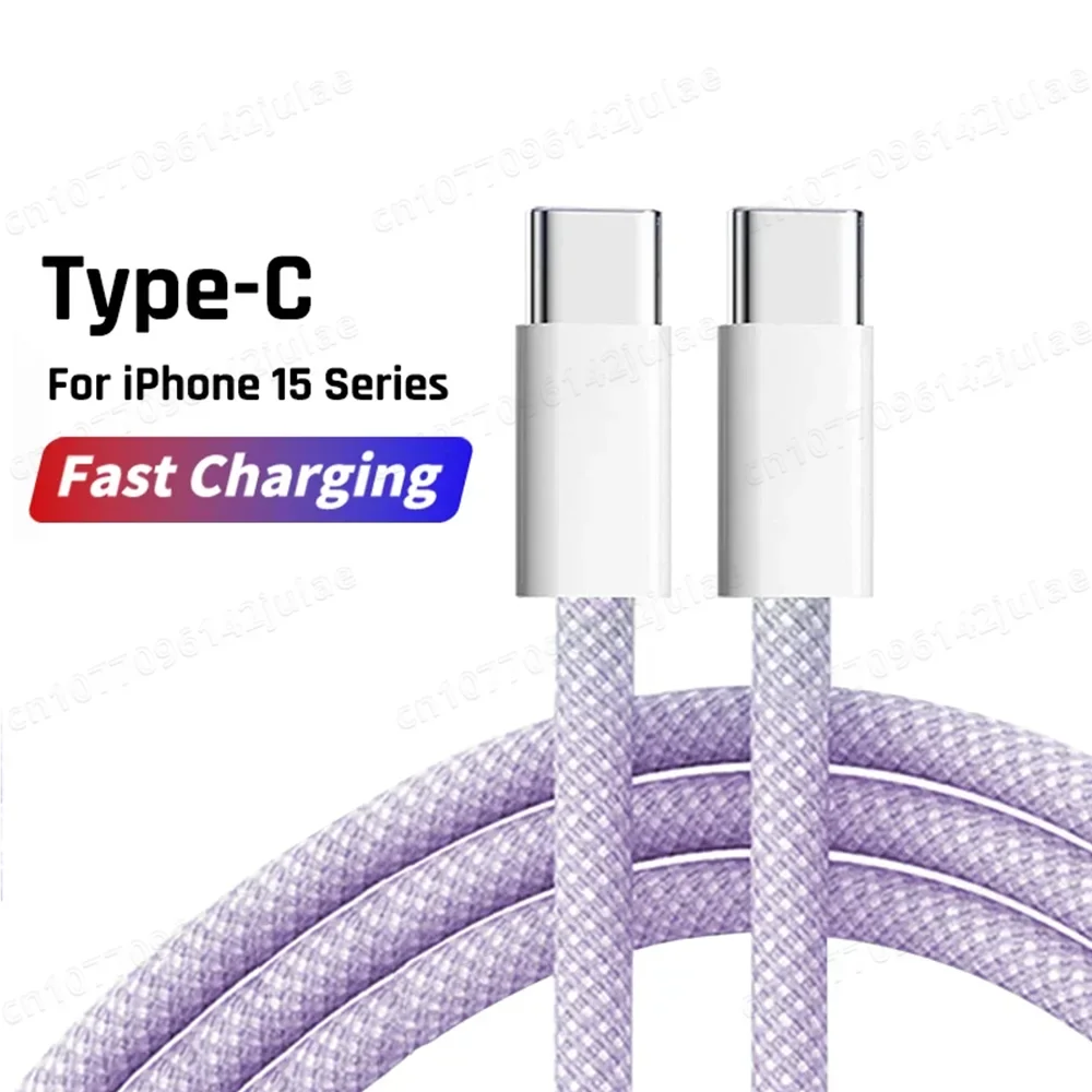 כבל טעינה USB‑C ל־USB‑C במבחר צבעים ואורכים
